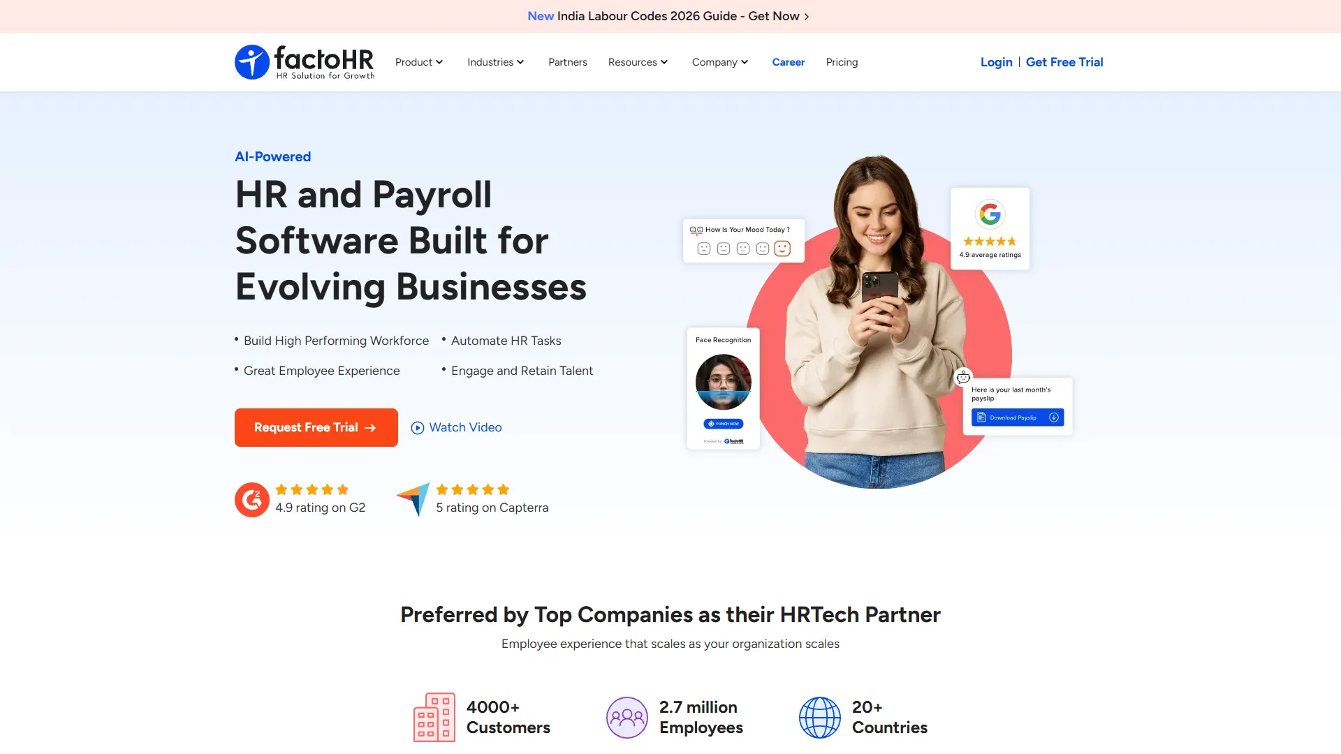 factoHR Screenshot
